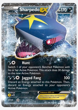 Sharpedo EX — catalogusbeeld