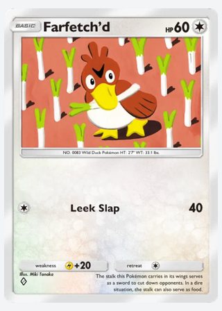 Farfetch'd — catalogusbeeld