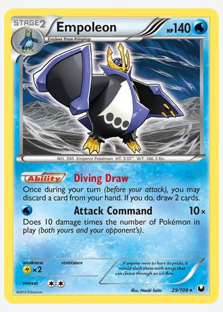 Empoleon — catalogusbeeld