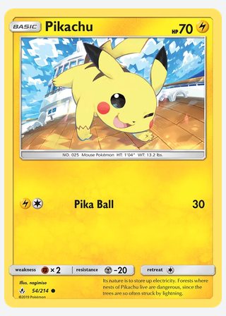 Pikachu — catalogusbeeld