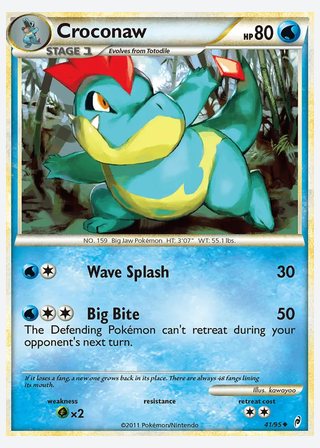 Croconaw — catalogusbeeld