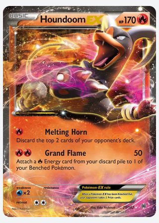 Houndoom EX — catalogusbeeld