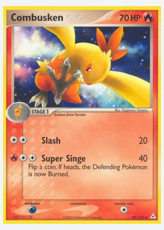 Combusken — catalogusbeeld