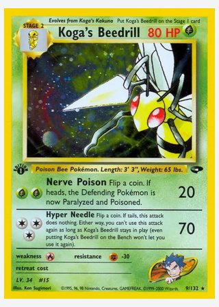 Koga's Beedrill — catalogusbeeld