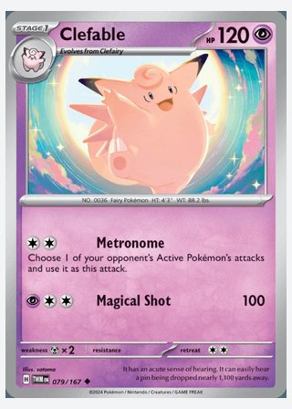 Clefable — catalogusbeeld