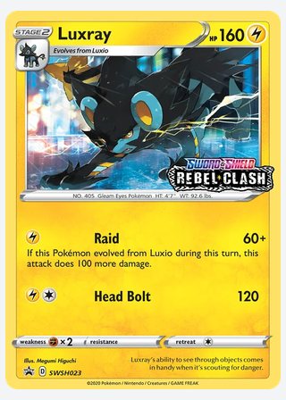 Luxray — catalogusbeeld