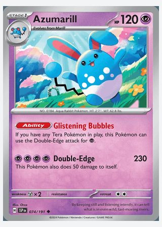 Azumarill — catalogusbeeld
