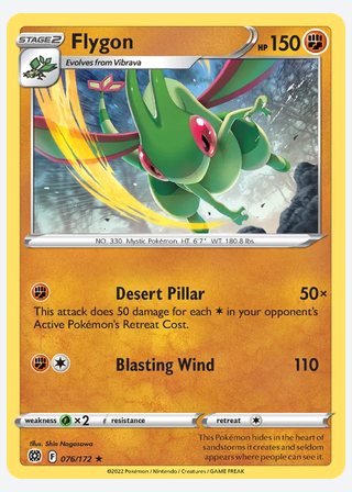 Flygon — catalogusbeeld