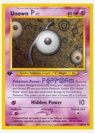 Unown [P] — catalogusbeeld