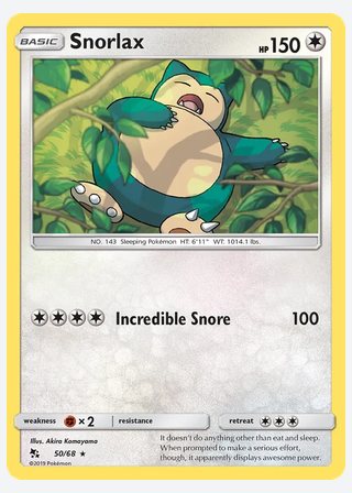 Snorlax — catalogusbeeld