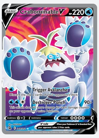 Crabominable V — catalogusbeeld