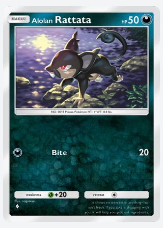 Alolan Rattata — catalogusbeeld