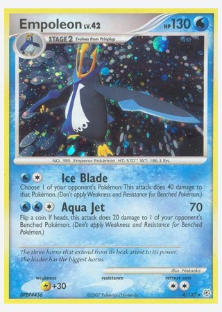 Empoleon — catalogusbeeld