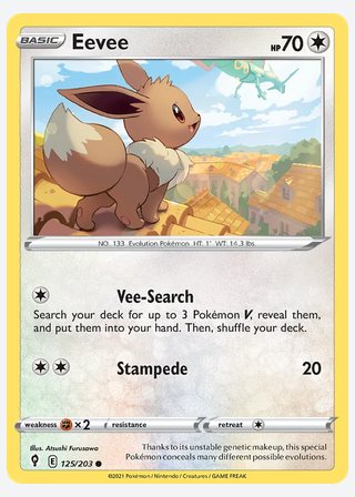 Eevee — catalogusbeeld