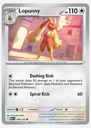 Lopunny — catalogusbeeld
