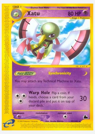 Xatu — catalogusbeeld