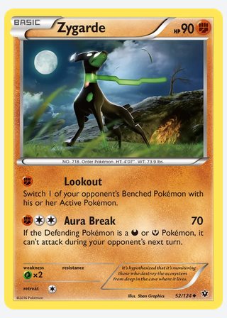 Zygarde — catalogusbeeld