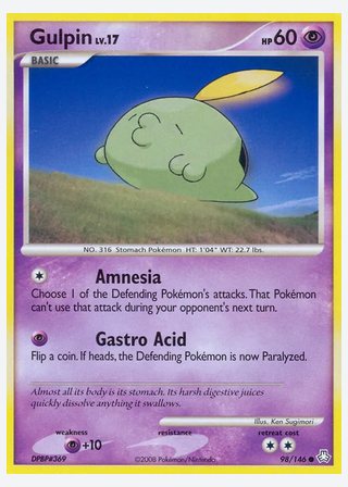 Gulpin — catalogusbeeld