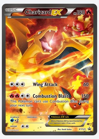 Charizard EX — catalogusbeeld