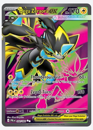 Mega Zeraora ex — catalogusbeeld