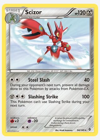 Scizor — catalogusbeeld