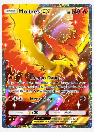 Moltres ex — catalogusbeeld