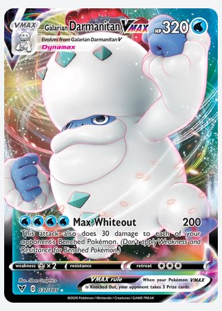 Galarian Darmanitan VMAX — catalogusbeeld