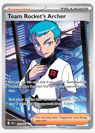 Team Rocket's Archer — catalogusbeeld