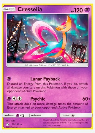 Cresselia — catalogusbeeld