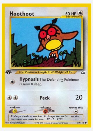 Hoothoot — catalogusbeeld