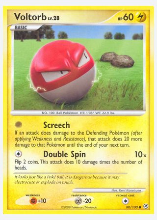 Voltorb — catalogusbeeld