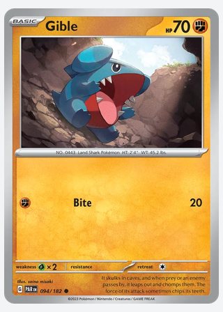 Gible — catalogusbeeld