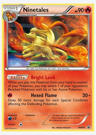 Ninetales — catalogusbeeld
