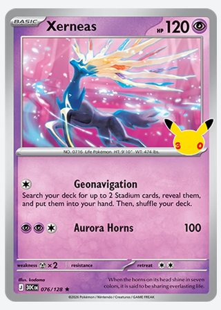 Xerneas — catalogusbeeld