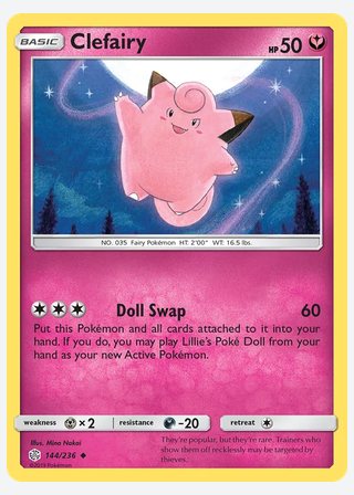 Clefairy — catalogusbeeld