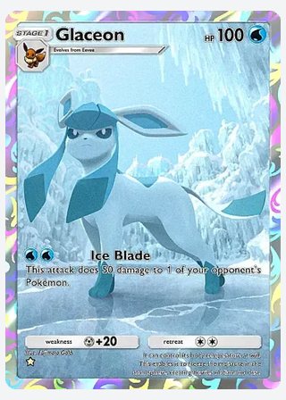 Glaceon — catalogusbeeld