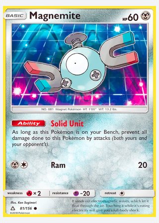 Magnemite — catalogusbeeld