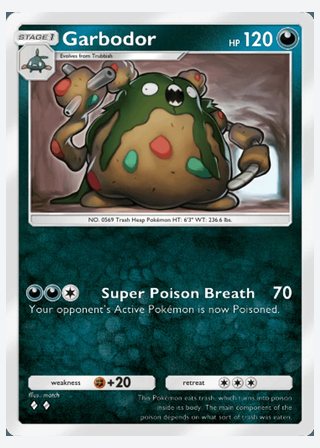 Garbodor — catalogusbeeld