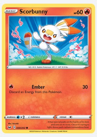 Scorbunny — catalogusbeeld
