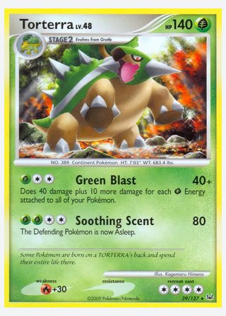 Torterra — catalogusbeeld