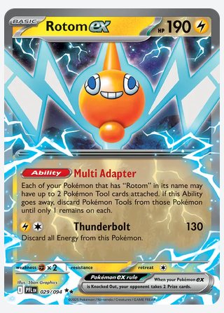 Rotom ex — catalogusbeeld
