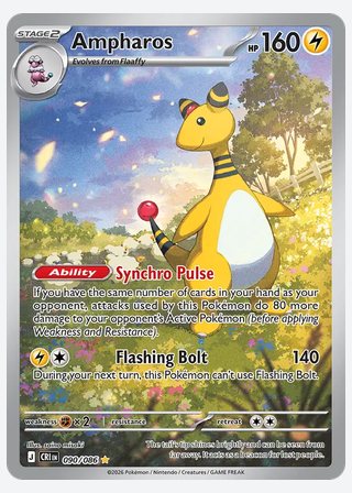 Ampharos — catalogusbeeld