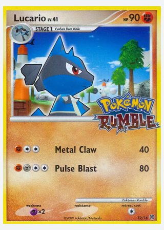 Lucario — catalogusbeeld