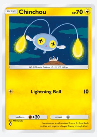 Chinchou — catalogusbeeld