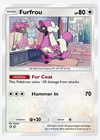 Furfrou — catalogusbeeld