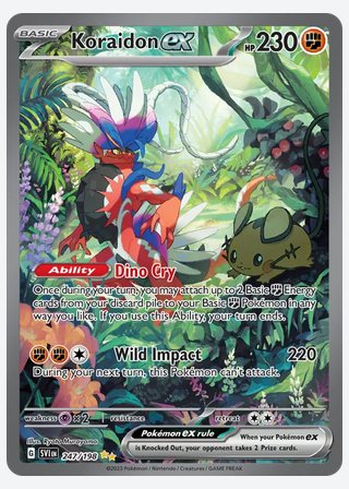 Koraidon ex — catalogusbeeld