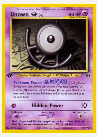 Unown [U] — catalogusbeeld