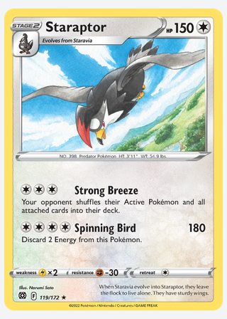 Staraptor — catalogusbeeld