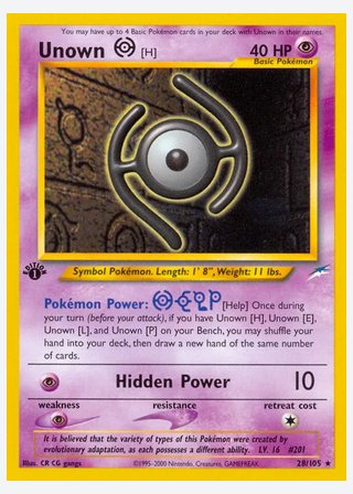 Unown [H] — catalogusbeeld