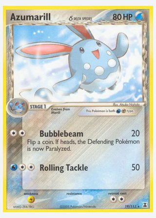 Azumarill δ — catalogusbeeld